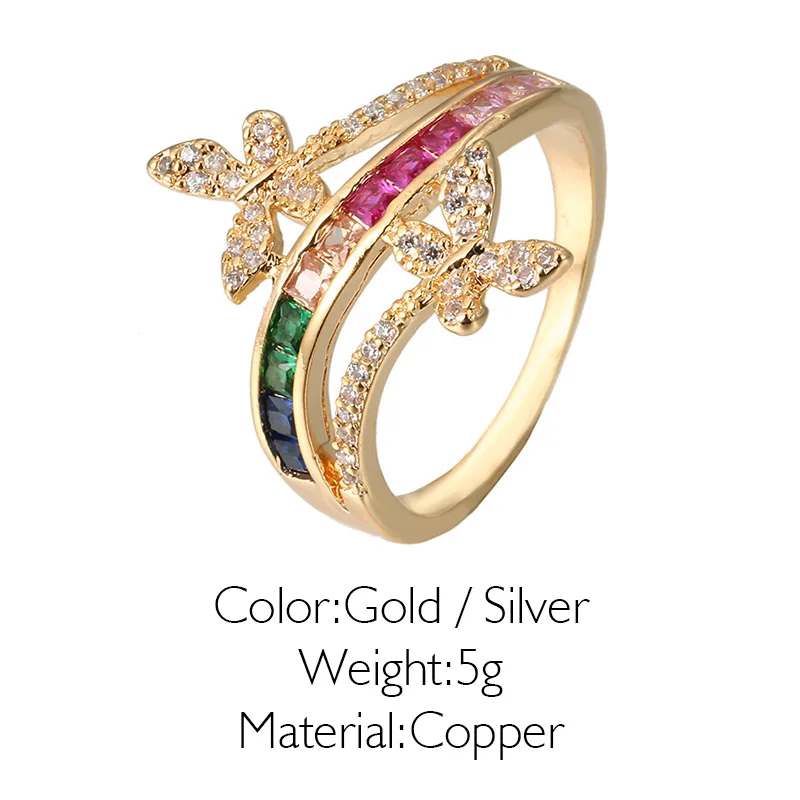 Multi-color Zircon Flower Leaf Copper Womens Rings Charm Trendy Simple for Female Girlfriend Jewelry Creativity Gift Wholesale
Multi-color Zircon Flower Leaf Copper Womens Rings Charm Trendy Simple for Female Girlfriend Jewelry Creativity Gift Wholesale