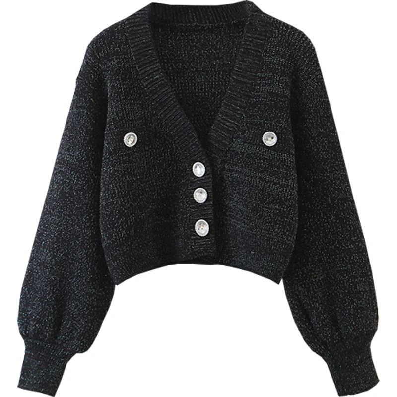 French Style Retro Debutante Style Black Knitted Cardigan 2020 Early Autumn New Short All-Match Hong Kong Style Sweater Coat for
French Style Retro Debutante Style Black Knitted Cardigan 2020 Early Autumn New Short All-Match Hong Kong Style Sweater Coat for