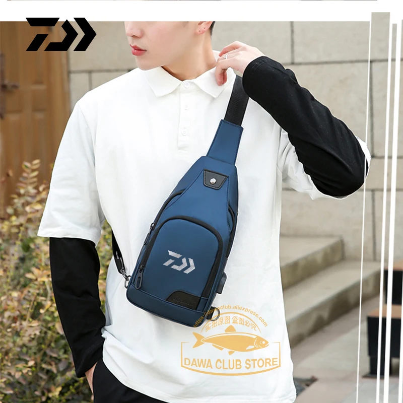 Daiwa New Men's Outdoor Fishing Waterproof Large Capacity Crossbody Bag Multifunctional Chest Backpack for Leisure and Traveling
Daiwa New Men's Outdoor Fishing Waterproof Large Capacity Crossbody Bag Multifunctional Chest Backpack for Leisure and Traveling