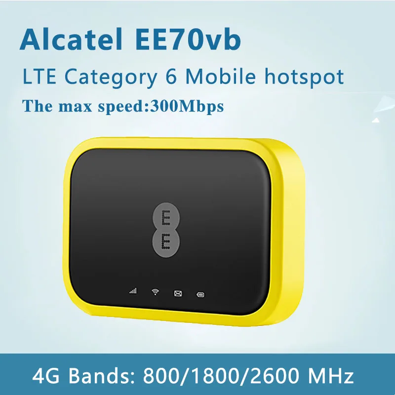 Разблокированный Wi Fi роутер Alcatel EE70vb 4g 3g модем портовый 300 Мбит/с sim портативный