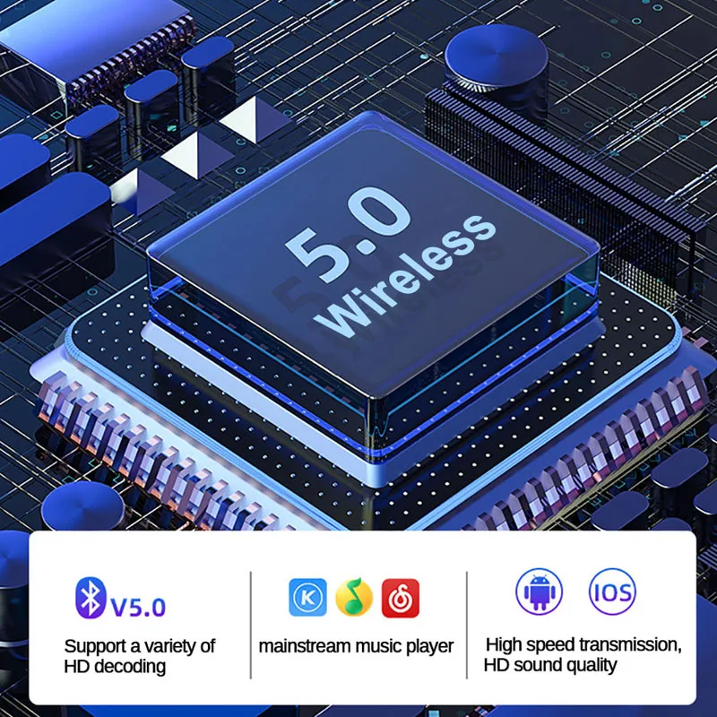 B5 TWS Bluetooth Hi-Fi стерео беспроводной с шумоподавлением игровой отпечаток пальца