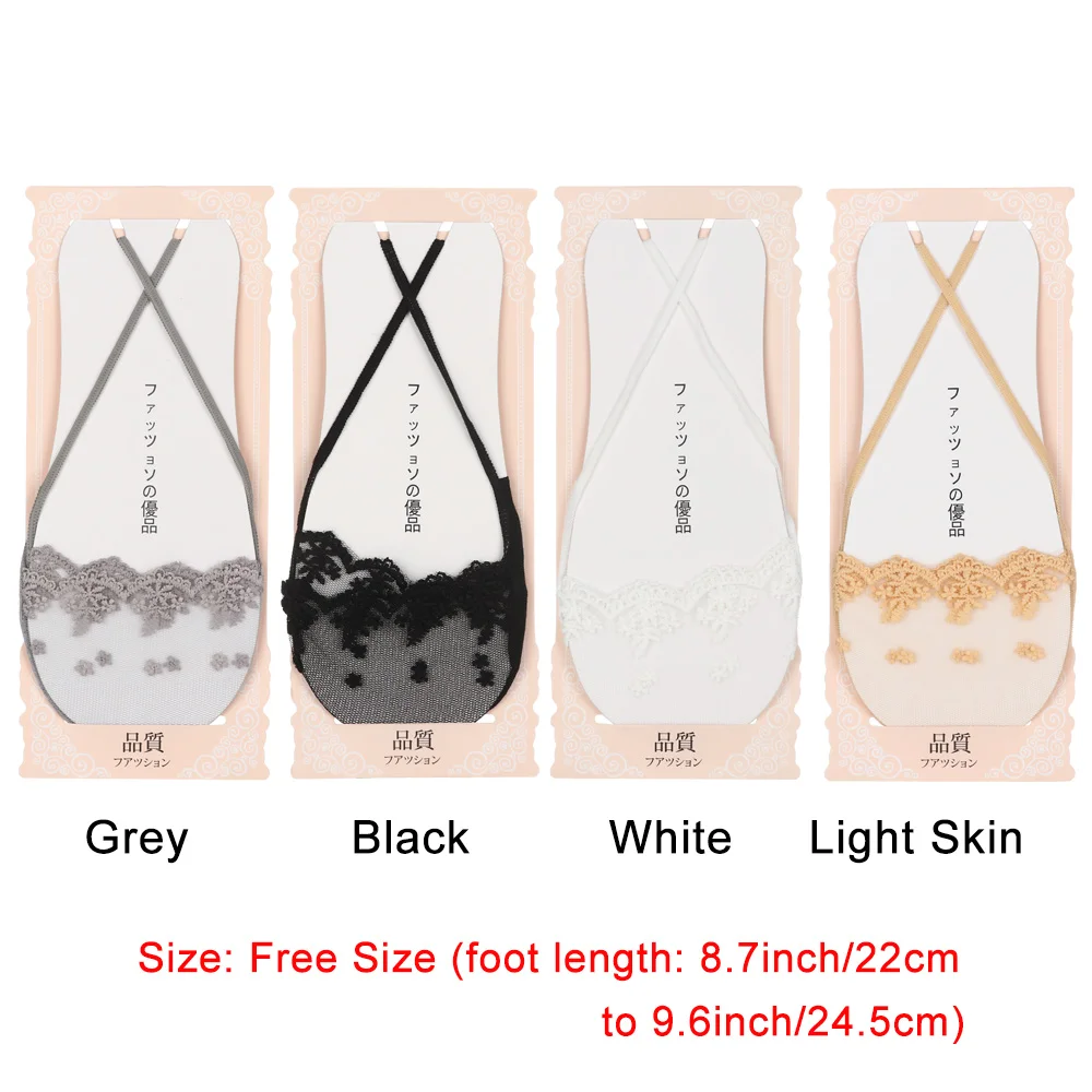 Women Girl Comfortable Nylon Socks Slippers Lace Thin High Heel Invisible Socks
Women Girl Comfortable Nylon Socks Slippers Lace Thin High Heel Invisible Socks