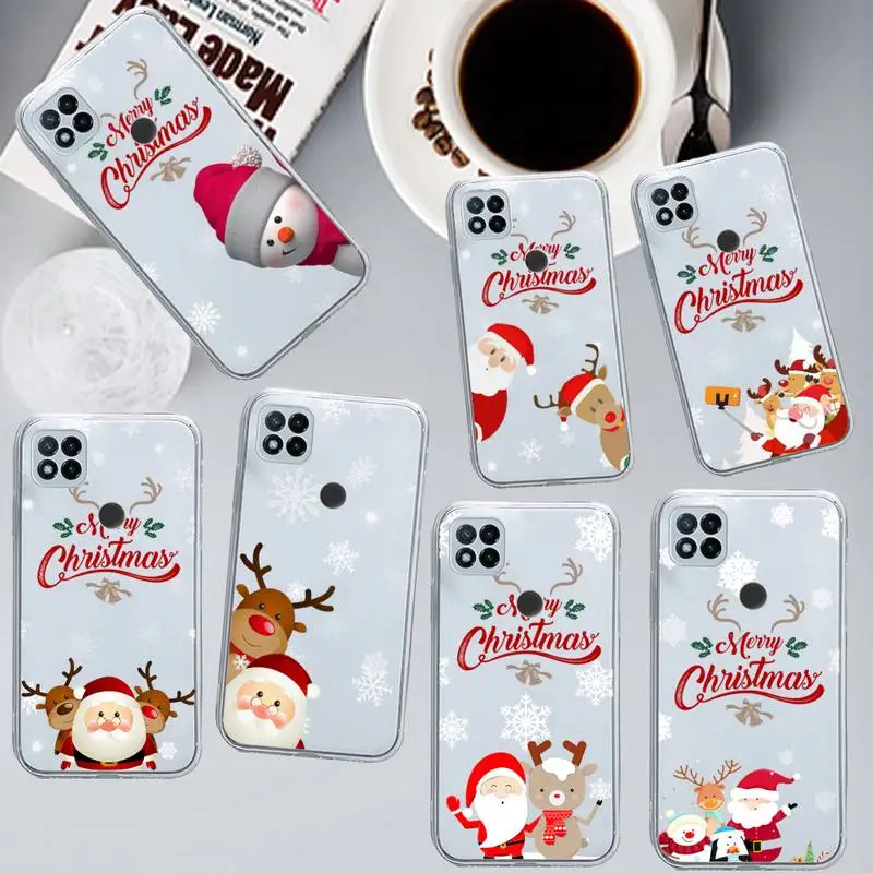 Merry Christmas Santa Deer Phone Case Transparent for Xiaomi redmi note 8 9 10 11 t lite pro ultra mix 4 k40
Merry Christmas Santa Deer Phone Case Transparent for Xiaomi redmi note 8 9 10 11 t lite pro ultra mix 4 k40