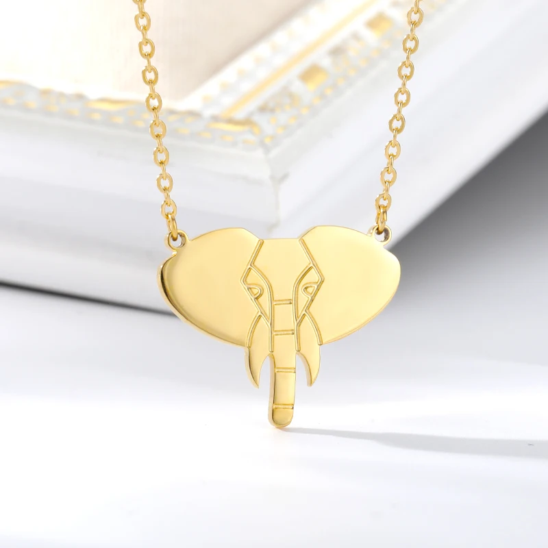 Cute Handmade Elephant Necklace for Women Animal Necklaces Chain Stainless Steel Gold Plated Lovers Friend Birthday Gift On-Sale
Cute Handmade Elephant Necklace for Women Animal Necklaces Chain Stainless Steel Gold Plated Lovers Friend Birthday Gift On-Sale