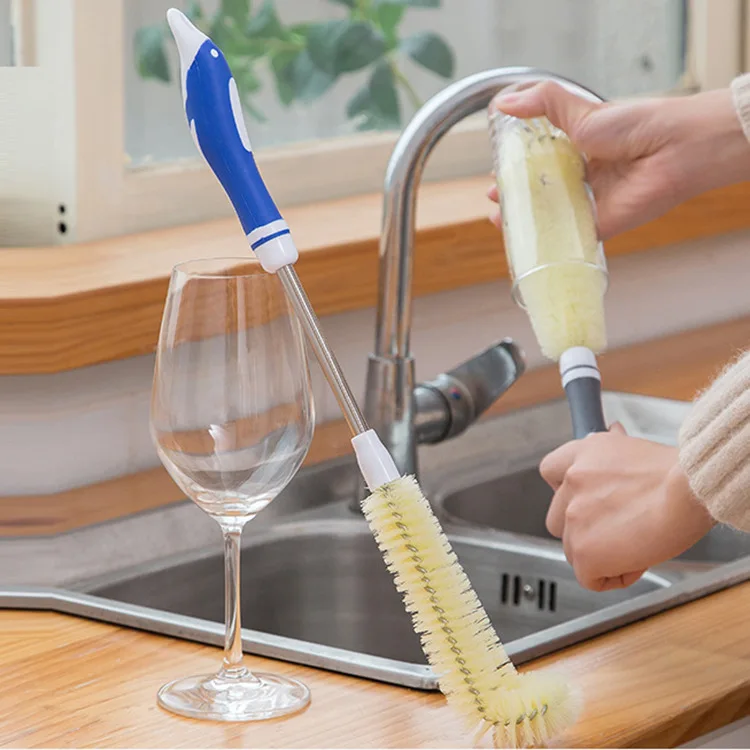 No dead Angle cup brush clean the wall machine long handle L little brush private water cleaning brush glass bottle at the top
No dead Angle cup brush clean the wall machine long handle L little brush private water cleaning brush glass bottle at the top