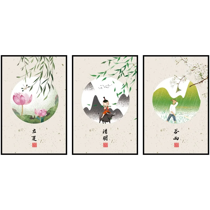 Chinese Culture Poster 24 Solar Terms And Story Pictures Canvas Painting Living Room Home Wall Art Aisle Painting Modern Decor
Chinese Culture Poster 24 Solar Terms And Story Pictures Canvas Painting Living Room Home Wall Art Aisle Painting Modern Decor