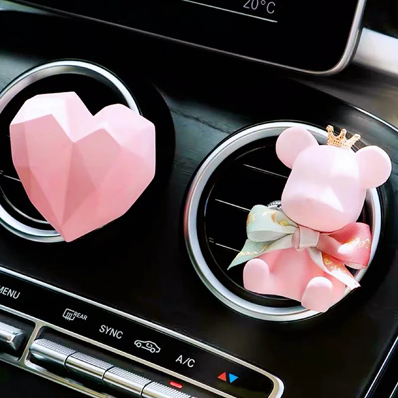 GISAEV Cute Bear Car Temperament Interior Aromatherapy Perfume Clip Crown Bow-knot Bear Pink Accessories Girls Gift Aromatherapy
GISAEV Cute Bear Car Temperament Interior Aromatherapy Perfume Clip Crown Bow-knot Bear Pink Accessories Girls Gift Aromatherapy