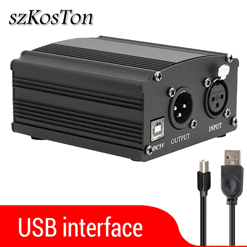 USB Phantom Power for bm 800 Studio Microphone Audio Interface bm800 Karaoke Condenser Microphone Phantom Power for bm-800 Mic
USB Phantom Power for bm 800 Studio Microphone Audio Interface bm800 Karaoke Condenser Microphone Phantom Power for bm-800 Mic