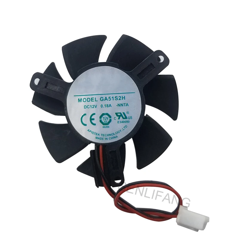 Original for APISTEK GA51S2H -NNTA DC 12V 0.18A Dia. 45mm 2-wire Graphics Fan
Original for APISTEK GA51S2H -NNTA DC 12V 0.18A Dia. 45mm 2-wire Graphics Fan