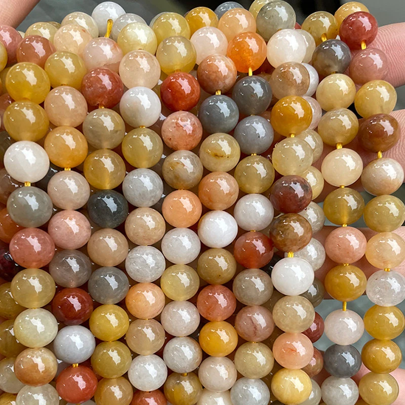 4/6/8/10/12mm Round Loose Natural Lighter Imperial Jades Stone Beads DIY Fulushou Topazs Bead For Jewelry Making Bracelet 15''
4/6/8/10/12mm Round Loose Natural Lighter Imperial Jades Stone Beads DIY Fulushou Topazs Bead For Jewelry Making Bracelet 15''