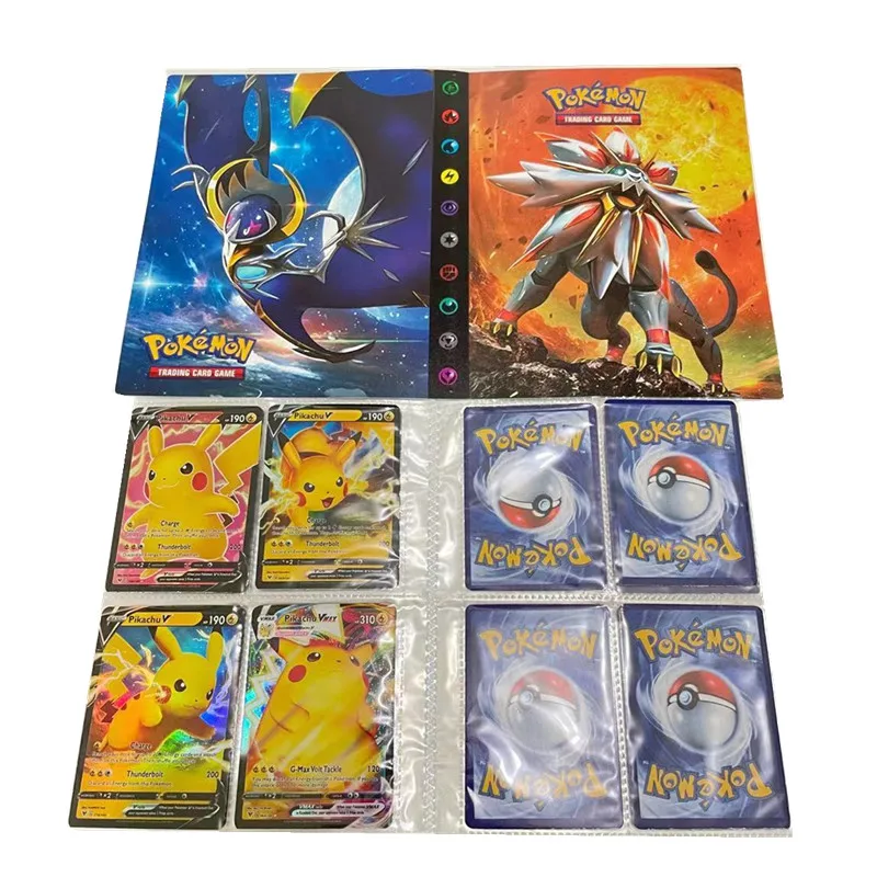 Pokemon Game Cards Album Book High Quality 240Pcs Anime Card Collectors Holder Loaded List Capacity Folder Toys For Gifts Kids 
Pokemon Game Cards Album Book High Quality 240Pcs Anime Card Collectors Holder Loaded List Capacity Folder Toys For Gifts Kids