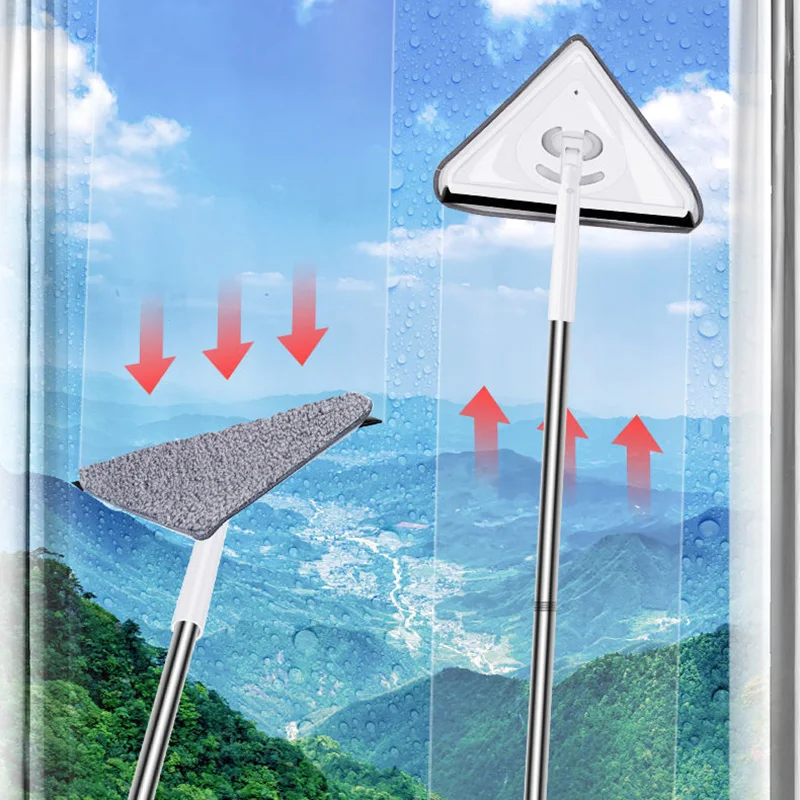 Triangles Lazy Cleaning Mop Adjustable 360 Degree Rotatable Telescopic Rod Mop For Clean Roofs Walls Cars Corners HVR88 
Triangles Lazy Cleaning Mop Adjustable 360 Degree Rotatable Telescopic Rod Mop For Clean Roofs Walls Cars Corners HVR88