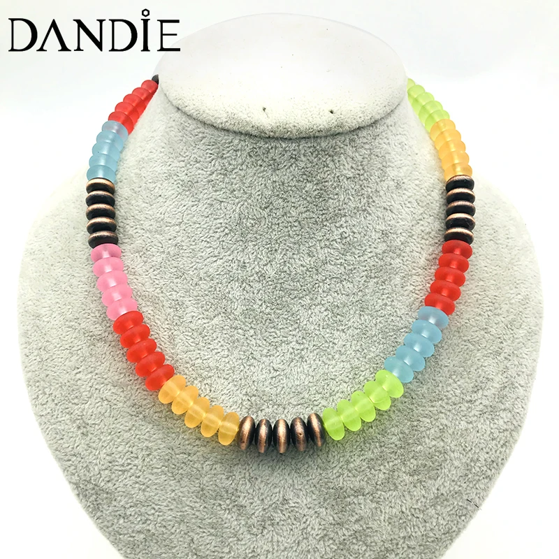 Dandie Acrylic Beaded Necklace Handmade Jewelry Bohemian Trendy Beaded Jewelry Choker As Romantic Gift For Women
Dandie Acrylic Beaded Necklace Handmade Jewelry Bohemian Trendy Beaded Jewelry Choker As Romantic Gift For Women