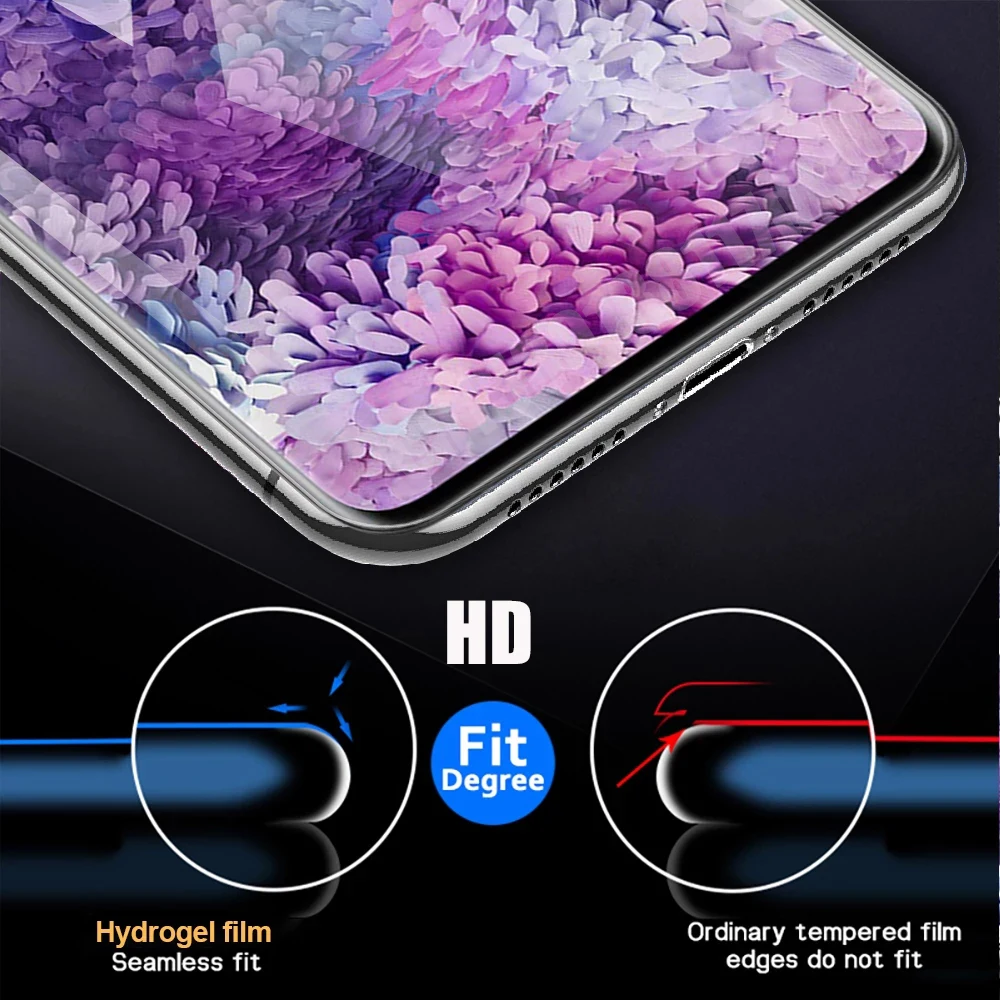 Гидрогелевая пленка на экран для Samsung Galaxy S10 S20 S9 S8 Plus Защита экрана Note 20 8 9 10 S S21 Ultra