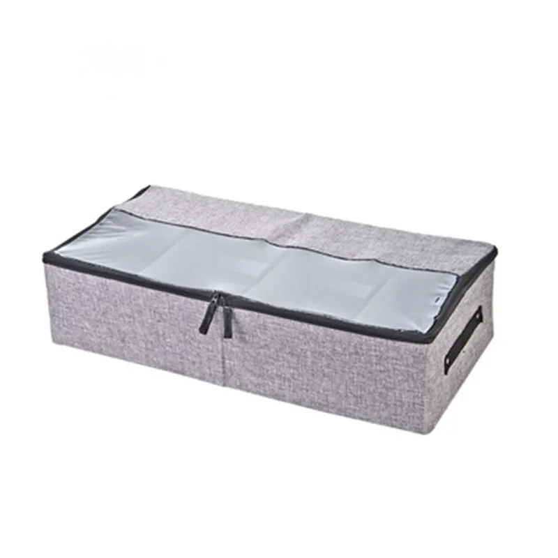 Cotton and linen dust-proof shoe box large capacity adjustable compartment finishing box storage box for shoes at the bottom
Cotton and linen dust-proof shoe box large capacity adjustable compartment finishing box storage box for shoes at the bottom