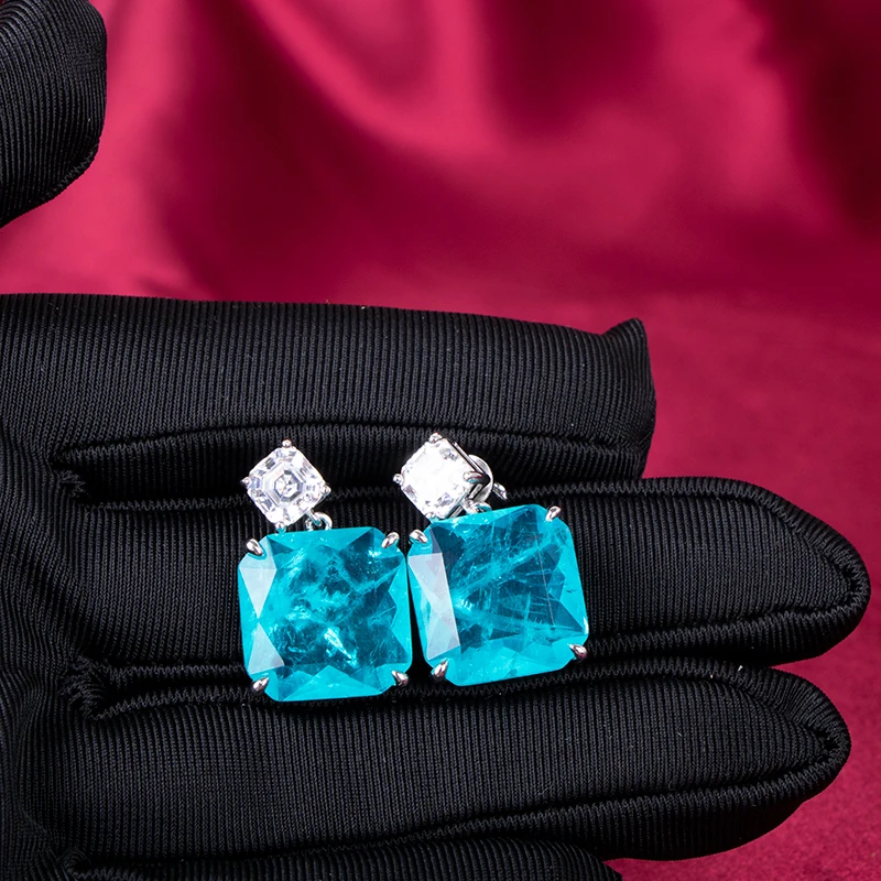 JoyceJelly New Pure Silver 925 Jewelry S925 Earrings For Women Female Blue 15*15mm Palaiba Temperament Wedding Party Wholesale
JoyceJelly New Pure Silver 925 Jewelry S925 Earrings For Women Female Blue 15*15mm Palaiba Temperament Wedding Party Wholesale