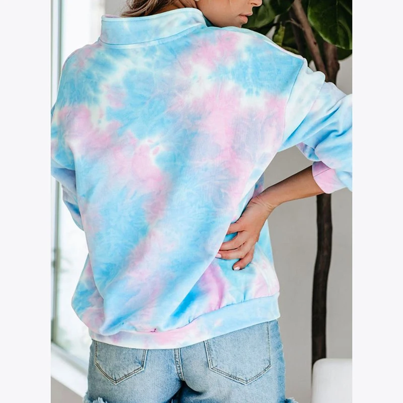 Kili Womens Hoodies Multicolor Casual Long Sleeve Round Collar Sweatshirt Loose Printed Tops Tie Dyeing
Kili Womens Hoodies Multicolor Casual Long Sleeve Round Collar Sweatshirt Loose Printed Tops Tie Dyeing