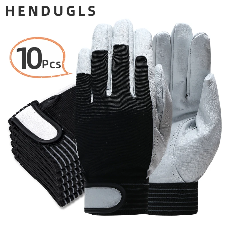 HENDUGLS 10pcs Hot Sale D Grade Leather Glove Work Gloves Wear-resistant Safety Working Gloves Men Mitten Free Shipping 508
HENDUGLS 10pcs Hot Sale D Grade Leather Glove Work Gloves Wear-resistant Safety Working Gloves Men Mitten Free Shipping 508