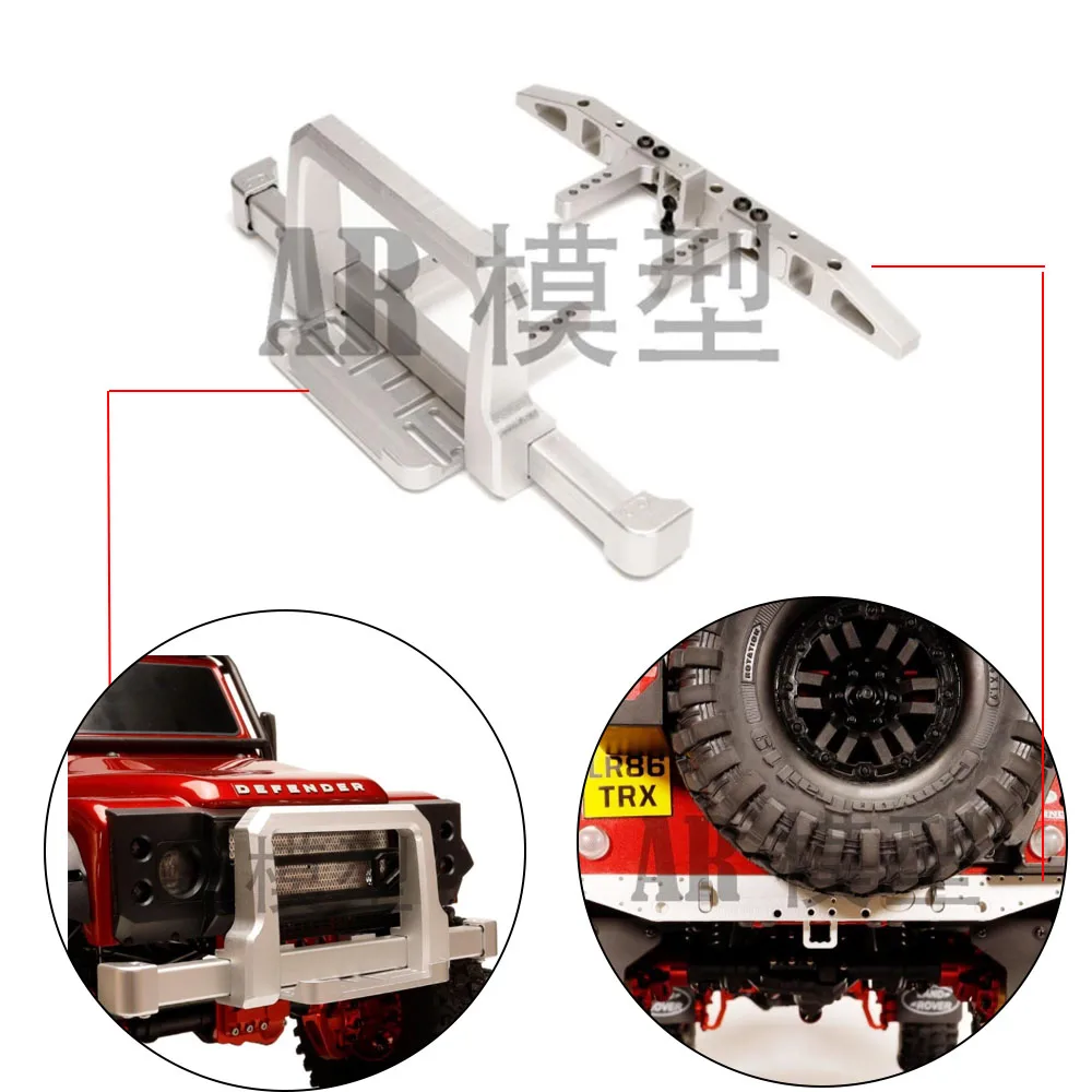 1:10 RC автомобиль Алюминий классический спереди и сзади анти бампер многофункциональный пульт управления для RC Гусеничный часть автомобиля ... 
1:10 RC автомобиль Алюминий классический спереди и сзади анти бампер многофункциональный пульт управления для RC Гусеничный часть автомобиля ...