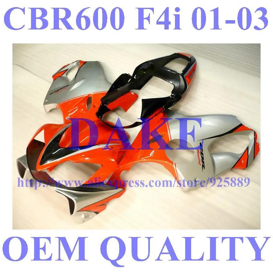 Injection Fairing kits for Honda CBR600F4i 2001 2002 2003 CBR600 01-03 CBR600 F4i 03 02 01 F4i orange silver black fairings #S7
Injection Fairing kits for Honda CBR600F4i 2001 2002 2003 CBR600 01-03 CBR600 F4i 03 02 01 F4i orange silver black fairings #S7