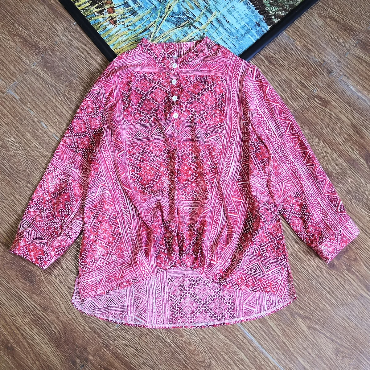 VERDEJULIAY High Quality Women Blouse Office Ladies Autumn Shirt Red Floral Print Irregular Elegant Casual Poversized Blouse
VERDEJULIAY High Quality Women Blouse Office Ladies Autumn Shirt Red Floral Print Irregular Elegant Casual Poversized Blouse