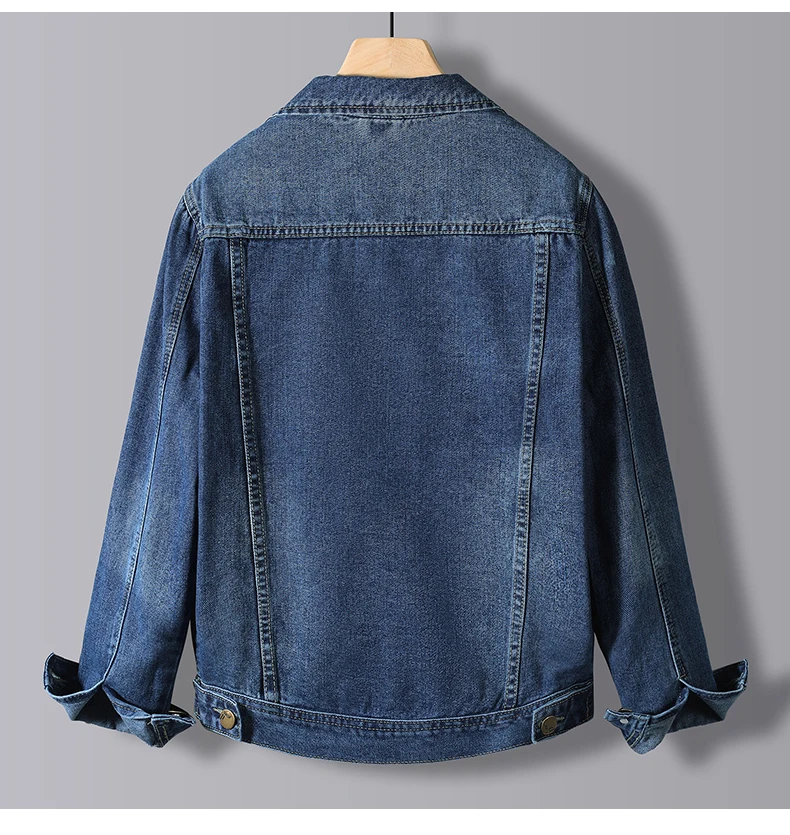 2021 Spring New Men's Denim Jacket Male Korean Version of The Trend Handsome Outer Clothes Student Jacket Men
2021 Spring New Men's Denim Jacket Male Korean Version of The Trend Handsome Outer Clothes Student Jacket Men