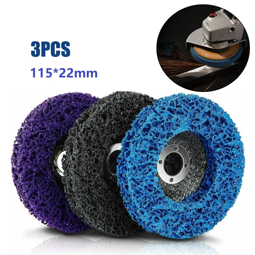 3pc Abrasive Sanding Wheel Paint Rust Remover 115mm Grinding Wheel For Angle Grinder Polish Clean Metal Motorcycles Car
3pc Abrasive Sanding Wheel Paint Rust Remover 115mm Grinding Wheel For Angle Grinder Polish Clean Metal Motorcycles Car