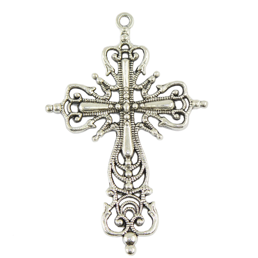 lot of 6 pcs 60mm 2.4 inch extra large antique Silver metal alloy Filigree rosary cross souvenir necklace DIY Pendant
lot of 6 pcs 60mm 2.4 inch extra large antique Silver metal alloy Filigree rosary cross souvenir necklace DIY Pendant