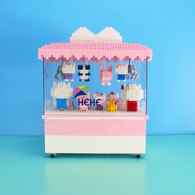 2033pcs 1013 Pink Doll Machine Blocks Cat Panda Duck Animal 3D Model DIY Mini Diamond Blocks Bricks Building Toy for Children 
2033pcs 1013 Pink Doll Machine Blocks Cat Panda Duck Animal 3D Model DIY Mini Diamond Blocks Bricks Building Toy for Children