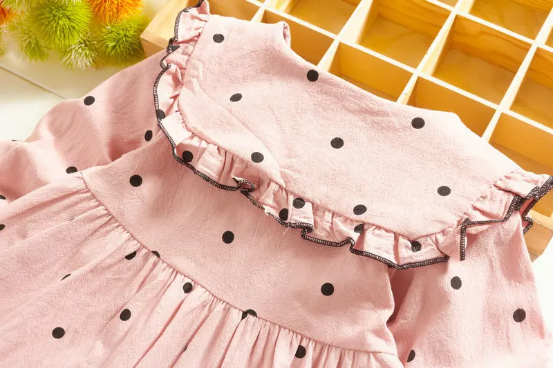 Fancy Childhood Cute Children Boutique Clothing Kids Designer Baby Clothes Long Sleeve Cotton Dotted Toddler Girl Fall Dresses
Fancy Childhood Cute Children Boutique Clothing Kids Designer Baby Clothes Long Sleeve Cotton Dotted Toddler Girl Fall Dresses