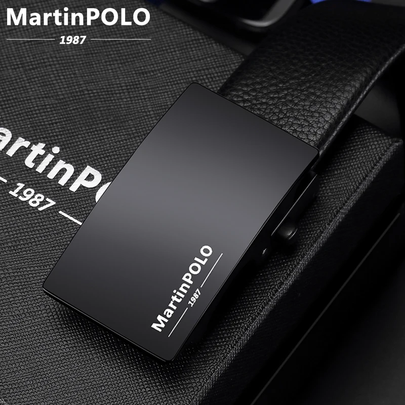 MartinPOLO Men's Belts Genuine Leather Men Belt Automatic Buckle Luxury Jeans Strap Cowskin High Quality Belt for Male MP01701P
MartinPOLO Men's Belts Genuine Leather Men Belt Automatic Buckle Luxury Jeans Strap Cowskin High Quality Belt for Male MP01701P