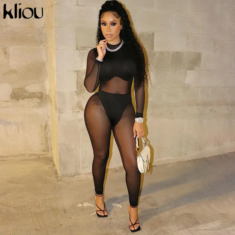 Kliou Flocking Patchwork Jumpsuit Women Simple Skinny Full Sleeveless One Piece Female Hot Sexy Overall Streetwear Clothing
Kliou Flocking Patchwork Jumpsuit Women Simple Skinny Full Sleeveless One Piece Female Hot Sexy Overall Streetwear Clothing