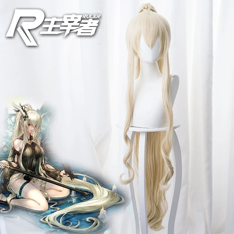 Wigs Prop!! Hot Game Arknights Shining Cosplay Silent Midnight Swimsuit Long Yellow Ponytail Curly Hair Role Play Accessories
Wigs Prop!! Hot Game Arknights Shining Cosplay Silent Midnight Swimsuit Long Yellow Ponytail Curly Hair Role Play Accessories