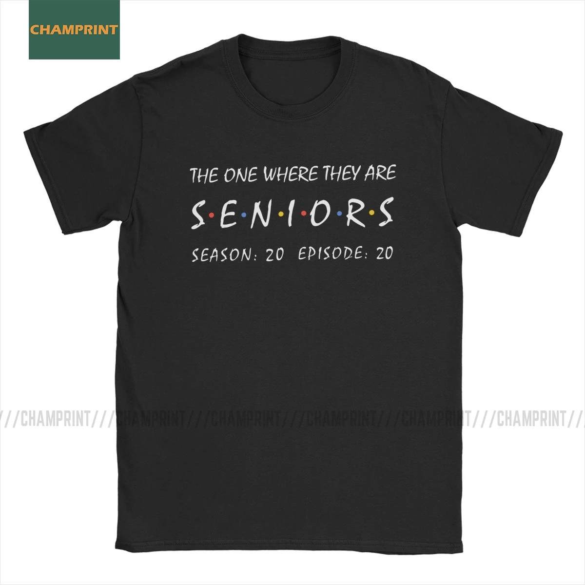 Мужская хлопковая футболка Humor The One They Are Senior сезон 20 на карантине с коротким рукавом летние топы|Мужские