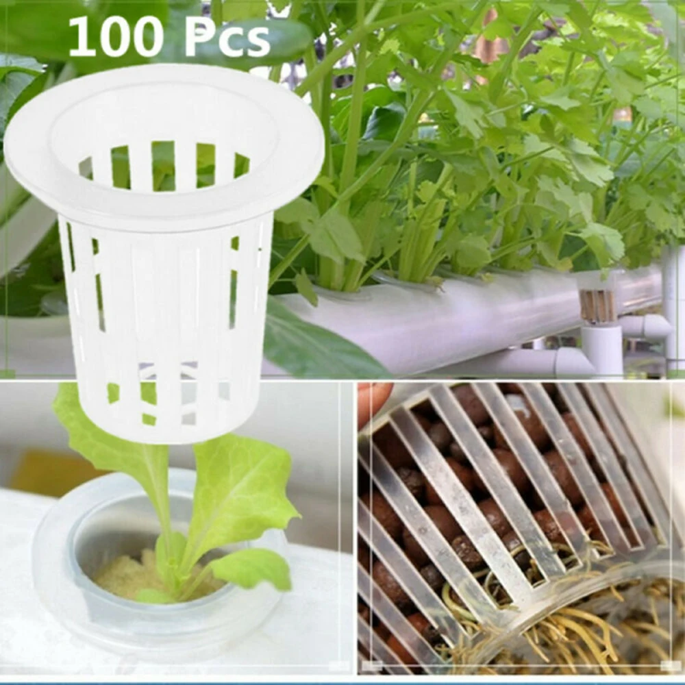 100Pcs Plastic Vegetable Net Cup Slotted Mesh Soilless Culture Vegetables Pots Hydroponic Planting Basket Vegetable Planting Cup
100Pcs Plastic Vegetable Net Cup Slotted Mesh Soilless Culture Vegetables Pots Hydroponic Planting Basket Vegetable Planting Cup