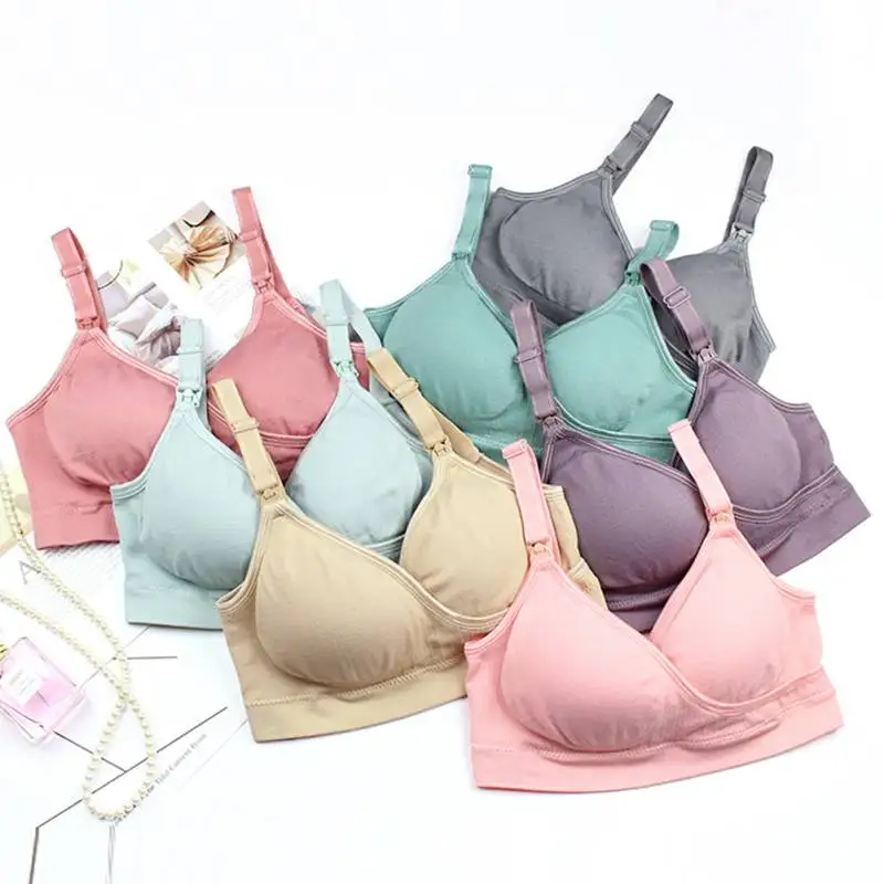 Breast Feed Bra Women Sexy Lingerie Deep V Breathable Adjustable Straps Seamless Cross Wire Free Push Up Pregnancy Underwear
Breast Feed Bra Women Sexy Lingerie Deep V Breathable Adjustable Straps Seamless Cross Wire Free Push Up Pregnancy Underwear