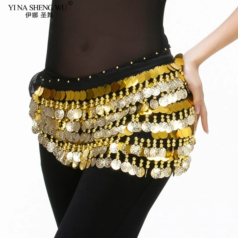 Belly Dancing Costume Hip Scarf Waist Chain 288 Coins India Belly Dance Waist Belt for Women 3 Rows 9 Colors Dance Accessories
Belly Dancing Costume Hip Scarf Waist Chain 288 Coins India Belly Dance Waist Belt for Women 3 Rows 9 Colors Dance Accessories