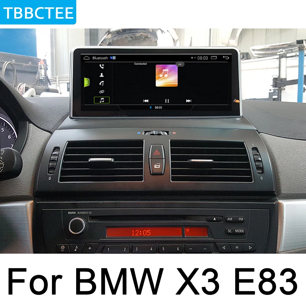 Для BMW X3 E83 2004 2005 2006 2007 2008 2009 2010 Idrive Android автомагнитола gps навигация AUX Стерео
