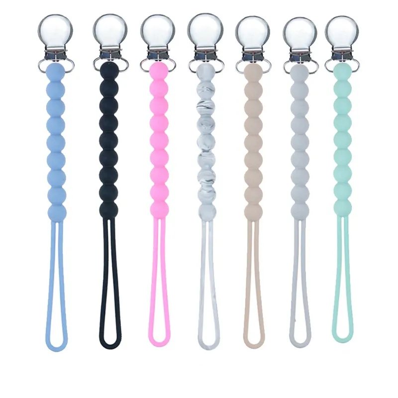 BPA Free Silicone Beads Baby Pacifier Clips Chain Nipple Holder Soother Holder Newborn Pacifier Dummy Clip Appease Soother Chain
BPA Free Silicone Beads Baby Pacifier Clips Chain Nipple Holder Soother Holder Newborn Pacifier Dummy Clip Appease Soother Chain