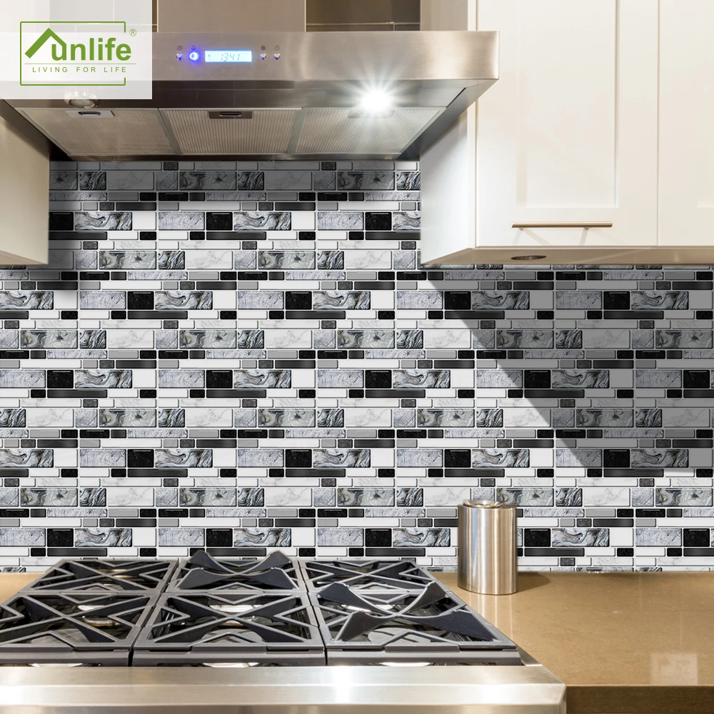 Funlife® Grey Agate Black Marble Tile Sticker Removable Wallpaper PVC Self-adhesive DIY Bathroom Kitchen Backsplash Floor
Funlife® Grey Agate Black Marble Tile Sticker Removable Wallpaper PVC Self-adhesive DIY Bathroom Kitchen Backsplash Floor