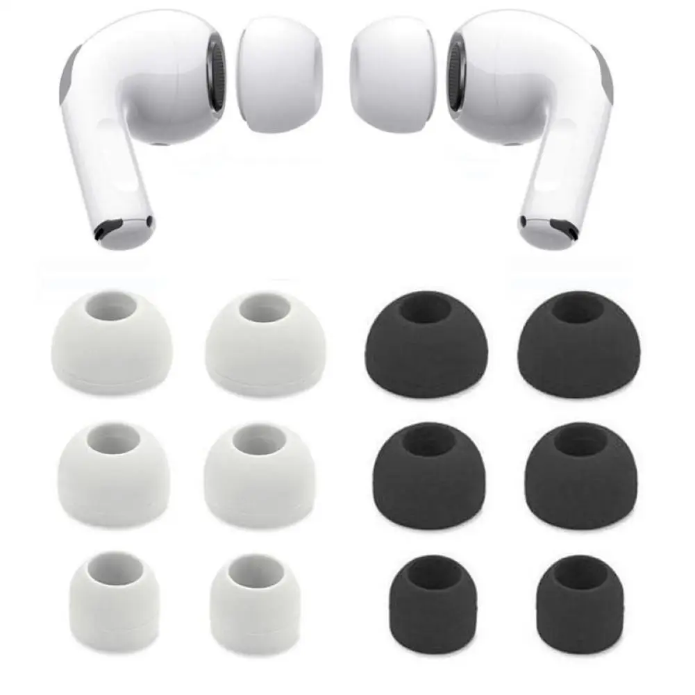 4Pcs Soft Silicone Noise Reduction Ear Tips Cover for AirPods Pro Earphone Covers Cap Replacement Earbud Bud Tips
4Pcs Soft Silicone Noise Reduction Ear Tips Cover for AirPods Pro Earphone Covers Cap Replacement Earbud Bud Tips
