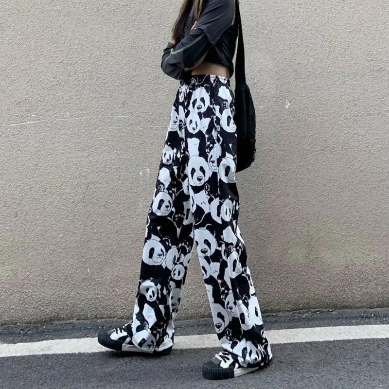 women Harajuku Streetwear Wide Leg Pants Women Korean Style Plus Size Casual Animal Print Trousers Female 2021 Fashion Design
women Harajuku Streetwear Wide Leg Pants Women Korean Style Plus Size Casual Animal Print Trousers Female 2021 Fashion Design