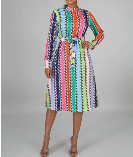 Colorful Print Sexy Midi Dress Autumn Winter 2020 Long Sleeve Belt African Holding Dresses Woman Party Night Club S-XXL
Colorful Print Sexy Midi Dress Autumn Winter 2020 Long Sleeve Belt African Holding Dresses Woman Party Night Club S-XXL