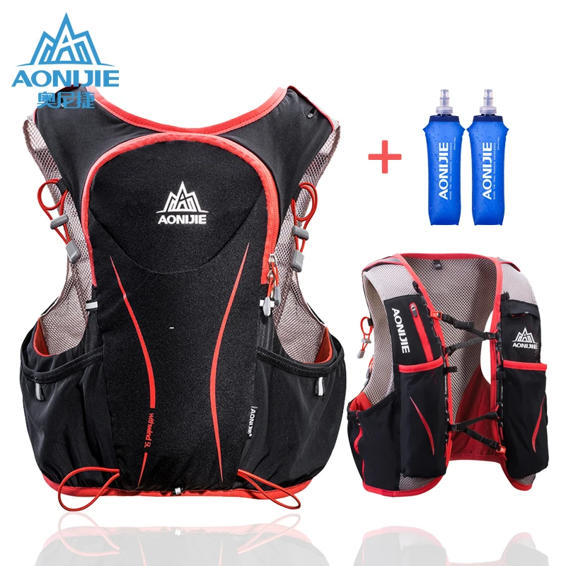 

AONIJIE Hydration Pack Backpack Rucksack Bag Vest Harness Water Bladder Hiking Camping Running Marathon Race Sports 5L E906