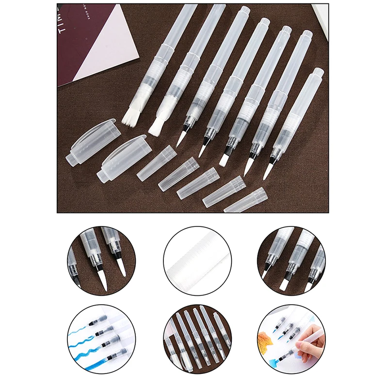 New 1Set Studenten Watercolor Brush Pen Refillable Brush Ink Pen And Painting Art Supplies
New 1Set Studenten Watercolor Brush Pen Refillable Brush Ink Pen And Painting Art Supplies