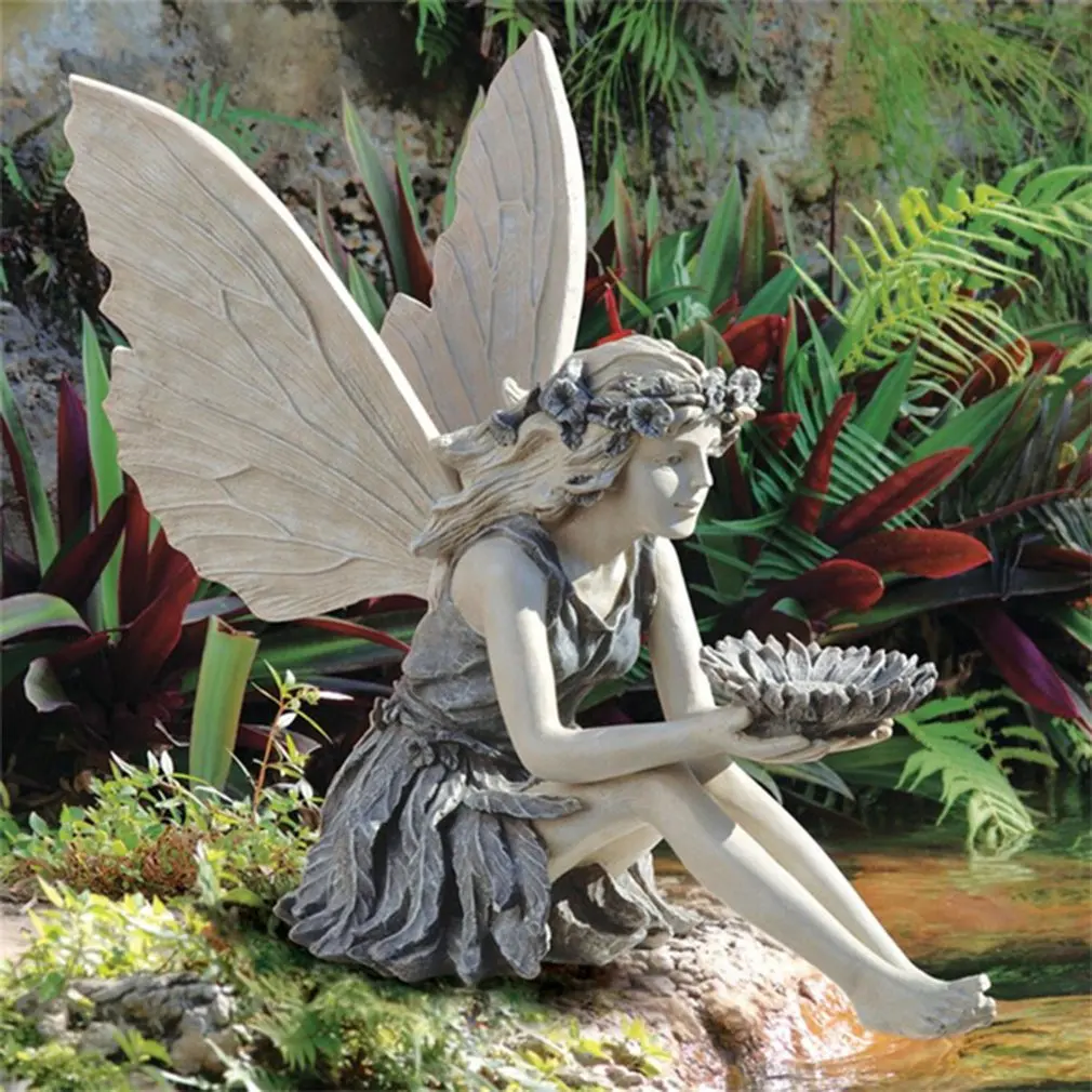 The Sunflower Fairy Statue Beautiful Angel Sculpture Realistic Figure Ornament Stone Garden Yard Art Outdoors Indoor Decoration
The Sunflower Fairy Statue Beautiful Angel Sculpture Realistic Figure Ornament Stone Garden Yard Art Outdoors Indoor Decoration