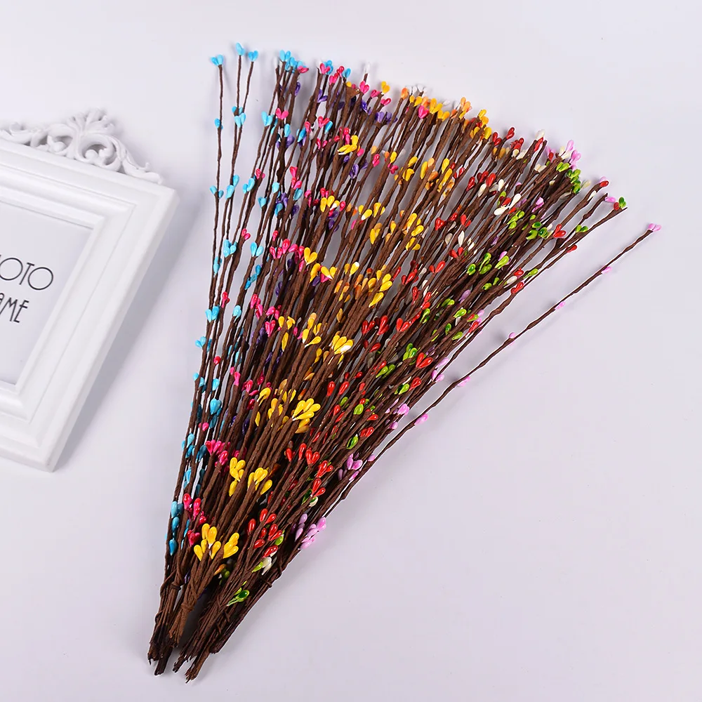 10Pcs 40cm Bud Artificial Branches Flowers Iron Wire Twigs For Wedding Decoration DIY Scrapbooking Handmade Wreath Flowers
10Pcs 40cm Bud Artificial Branches Flowers Iron Wire Twigs For Wedding Decoration DIY Scrapbooking Handmade Wreath Flowers