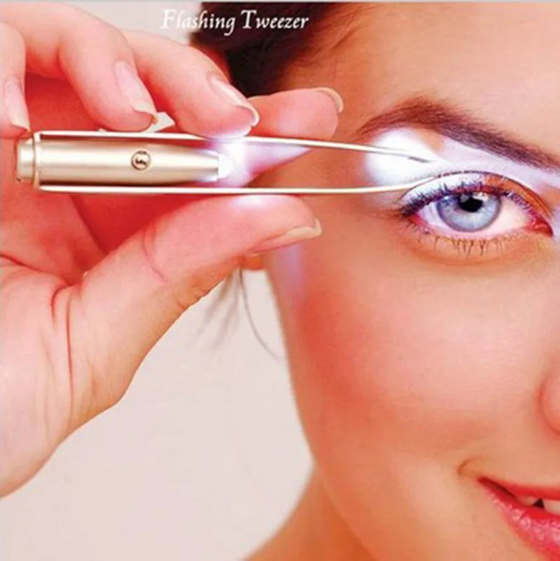 Hot Sale 1PCS Led Tweezers Makeup Eyebrow Tweezers Stainless Steel Tweezers for eyelashes Eyebrow Trimmer Dropshipping
Hot Sale 1PCS Led Tweezers Makeup Eyebrow Tweezers Stainless Steel Tweezers for eyelashes Eyebrow Trimmer Dropshipping