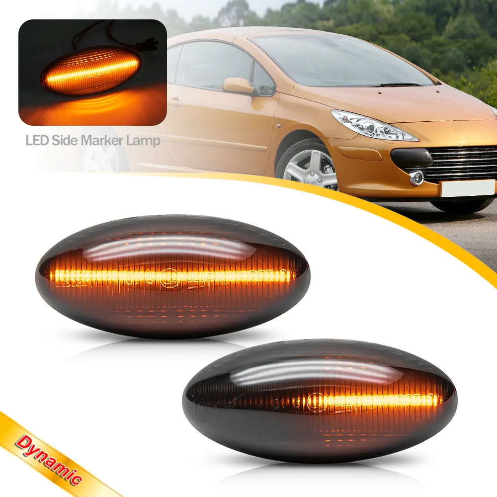 2x For Citroën C5 I Break C1 C3 Picasso Pluriel Led Amber Side Marker Indicator Light Sequential Turn Signal Lamps
2x For Citroën C5 I Break C1 C3 Picasso Pluriel Led Amber Side Marker Indicator Light Sequential Turn Signal Lamps