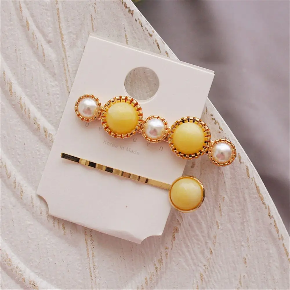 2pcs/set Fashion Candy Pearl Geometric Round Hairpins Hair Headwear Hair Clip Sweet Wedding Party Barrettes Jewelry For Gift
2pcs/set Fashion Candy Pearl Geometric Round Hairpins Hair Headwear Hair Clip Sweet Wedding Party Barrettes Jewelry For Gift